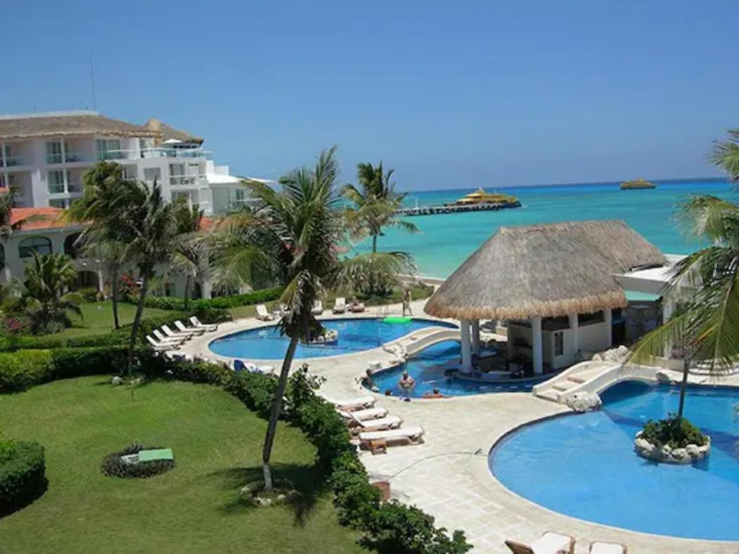 Departamento Frente Al Mar Con Dos Recamaras Y Seguridad 24 H A Dos Cuadras De La Quinta Avenida Плая-дель-Кармен Экстерьер фото