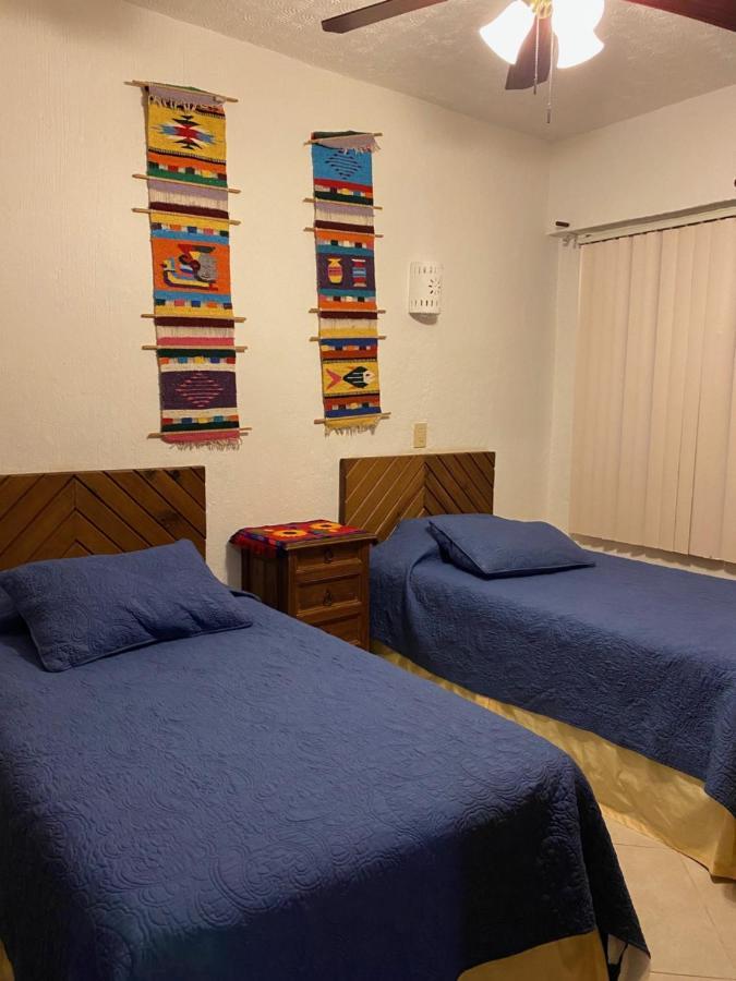 Departamento Frente Al Mar Con Dos Recamaras Y Seguridad 24 H A Dos Cuadras De La Quinta Avenida Плая-дель-Кармен Экстерьер фото